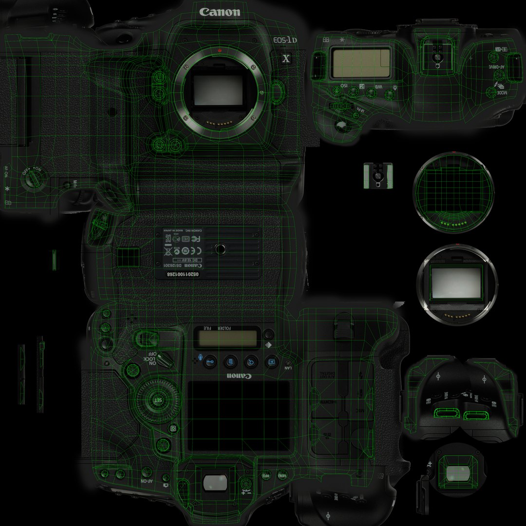 3D Canon Eos-1d X Model - TurboSquid 1523906