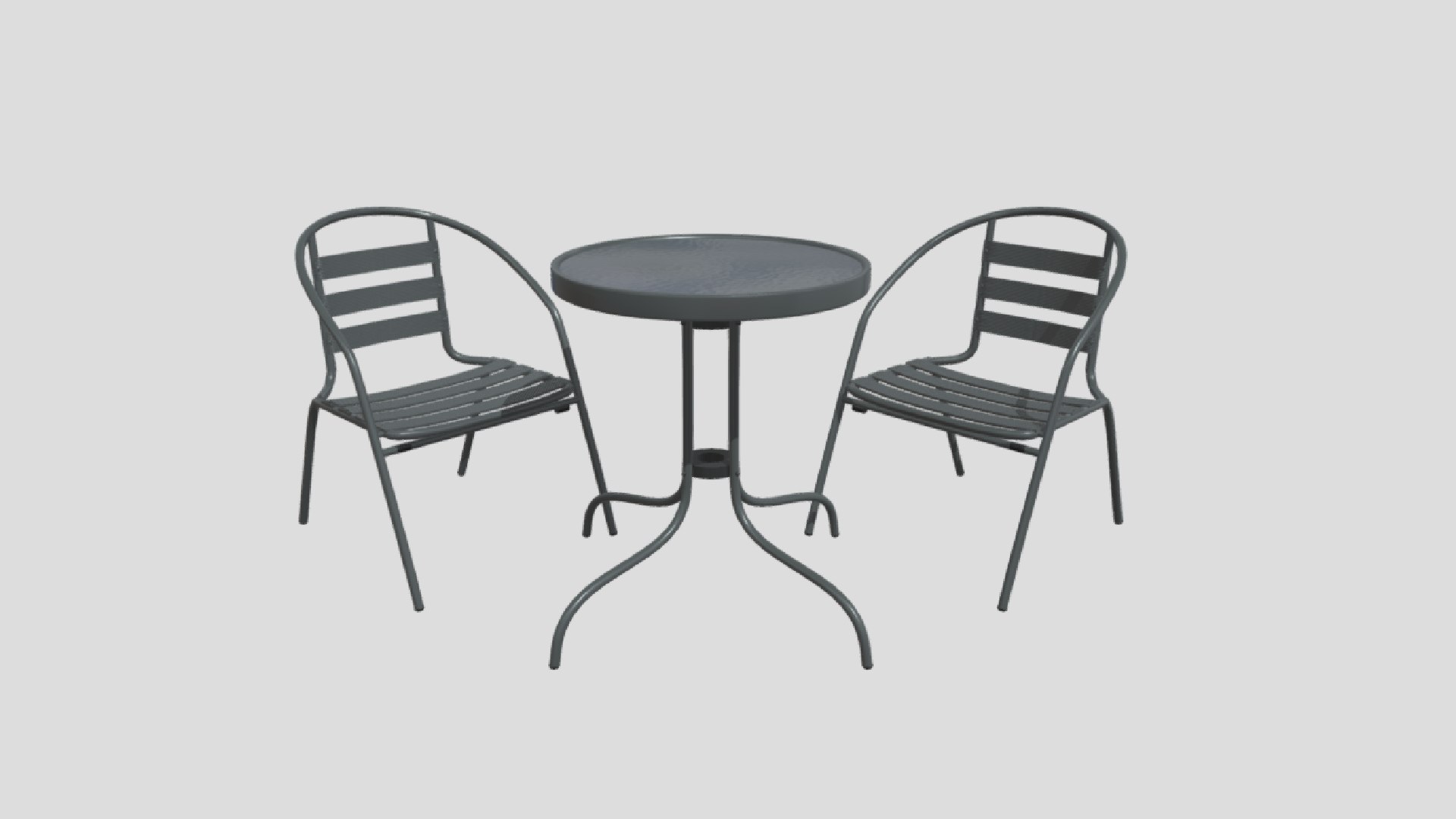 Outdoor Oasis Garden Furniture Set 3D - TurboSquid 2078309