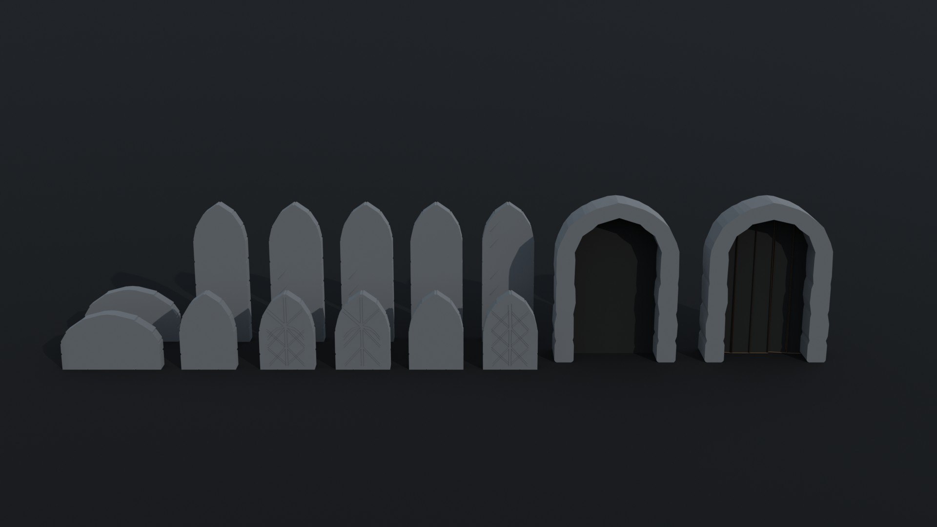 3D Low-poly cartoon medieval door and windows kit https://p.turbosquid.com/ts-thumb/aG/2vykmE/GG/3/jpg/1706885045/1920x1080/fit_q87/6334a3f5c17fb44d0bde7cbb1861b11f2ca74da7/3.jpg