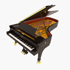 steinway sons concert grand piano 3D