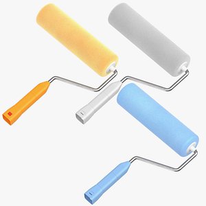 paint rollers 3D