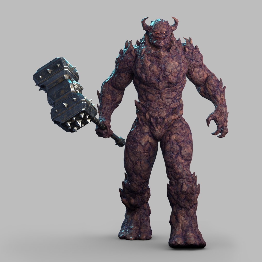 monster - golem 3D model https://p.turbosquid.com/ts-thumb/aG/DTVuxW/TXoj9RSP/1/png/1590215312/1920x1080/fit_q87/1d1ea987215fdc61109c039a1adc5a1050993b4e/1.jpg