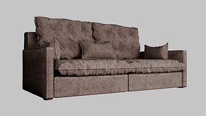 High-Quality Modern Sofa for Interior Design  FBX  OBJ  MAX