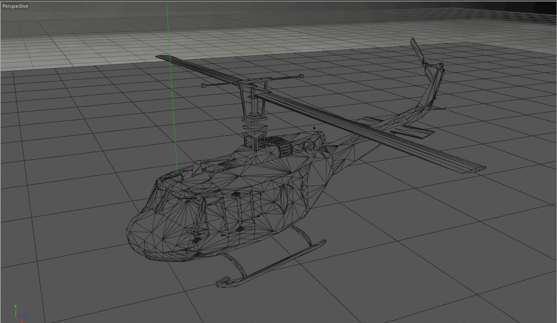 3D Uh-1 Army Helicopter Model - TurboSquid 1370823
