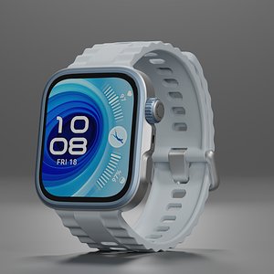 3D Huawei Watch Fit 4 Pro - Blue model
