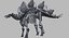 stegosaurus skeleton 3D