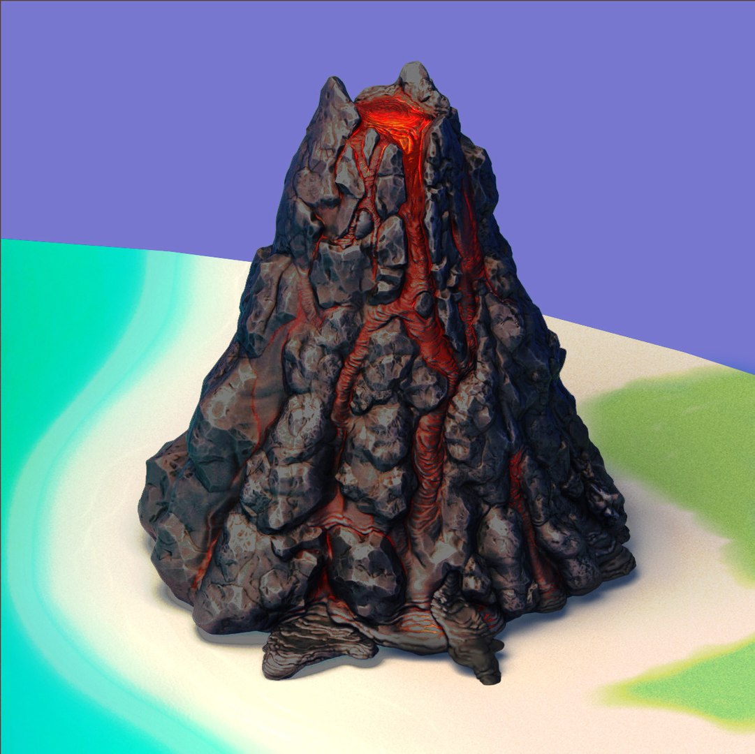 Моделирование вулкана