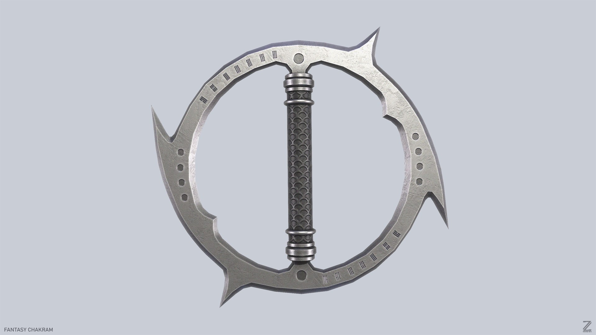 3D Fantasy chakram model https://p.turbosquid.com/ts-thumb/aG/KFCgih/3z/fantasy_chakram_04_cam03/jpg/1780964632/1920x1080/fit_q87/1df537647a2cece920f5963d60faea91fc2189f9/fantasy_chakram_04_cam03.jpg