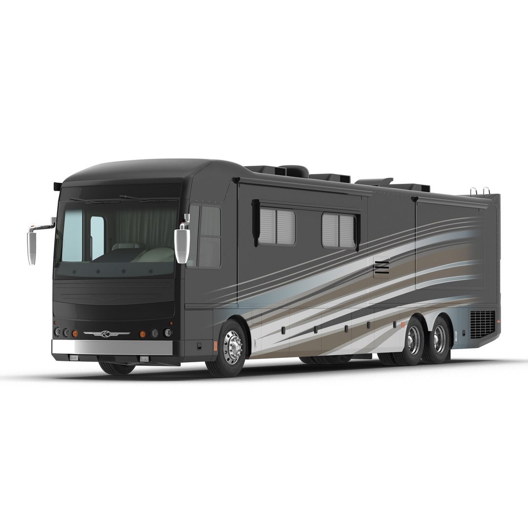 American Recreation Vehicle RV Simple Interior 3D model preview