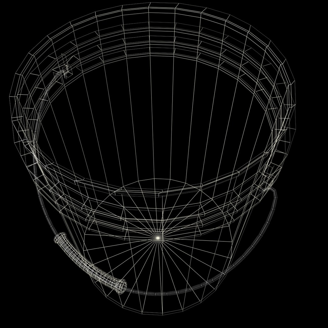 Free Plastic Bucket 3d Model