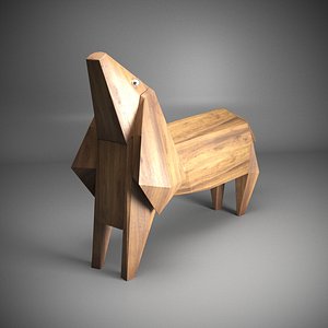 3D doggy decor model