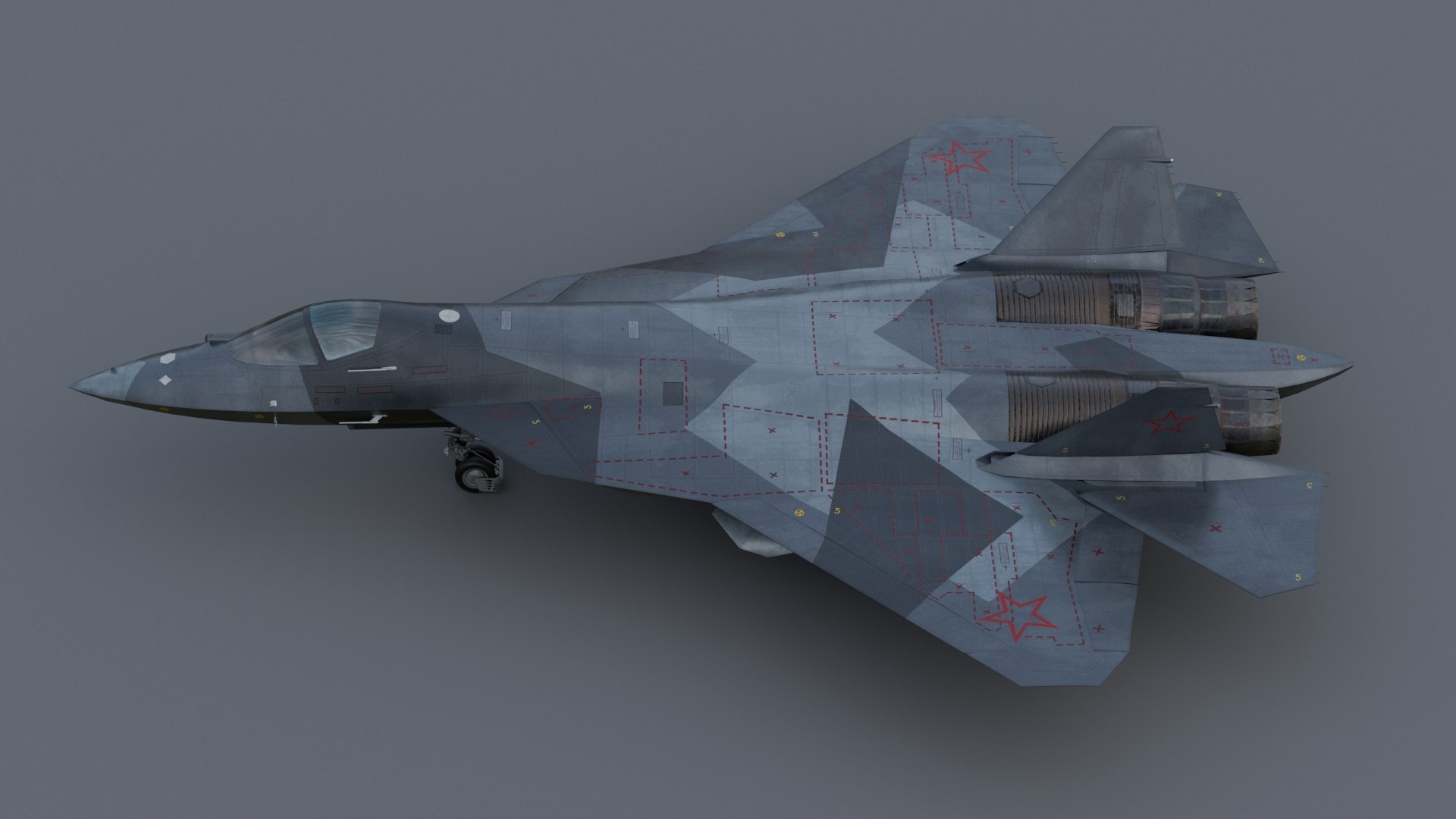 3D model Sukhoi su-57 Fifth generation Fighter Jet https://p.turbosquid.com/ts-thumb/aG/QCzobD/6o/2/jpg/1787397643/1920x1080/fit_q87/e63d2851dfe4a259ceeca7276355d0ae8aec5989/2.jpg