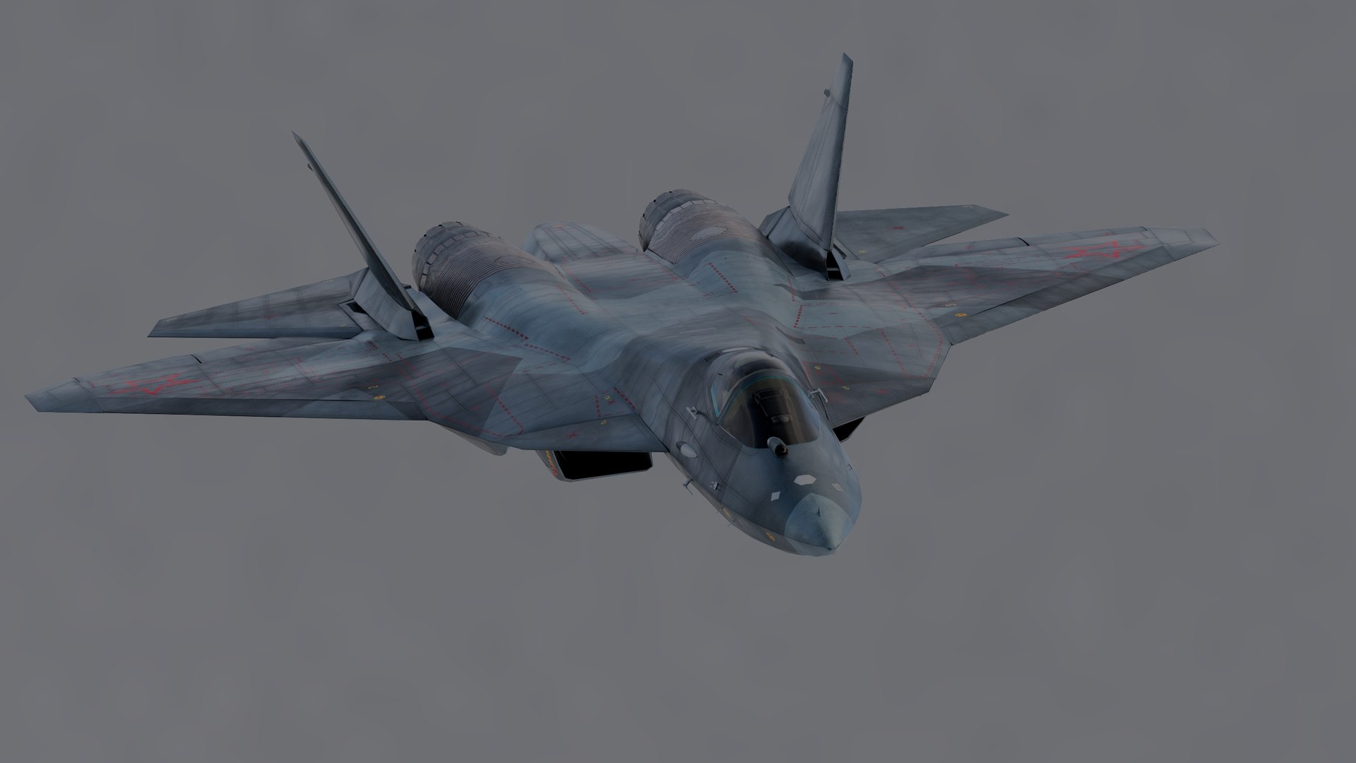 3D Model Sukhoi Su-57 Fifth Generation Fighter Jet - TurboSquid 2580216