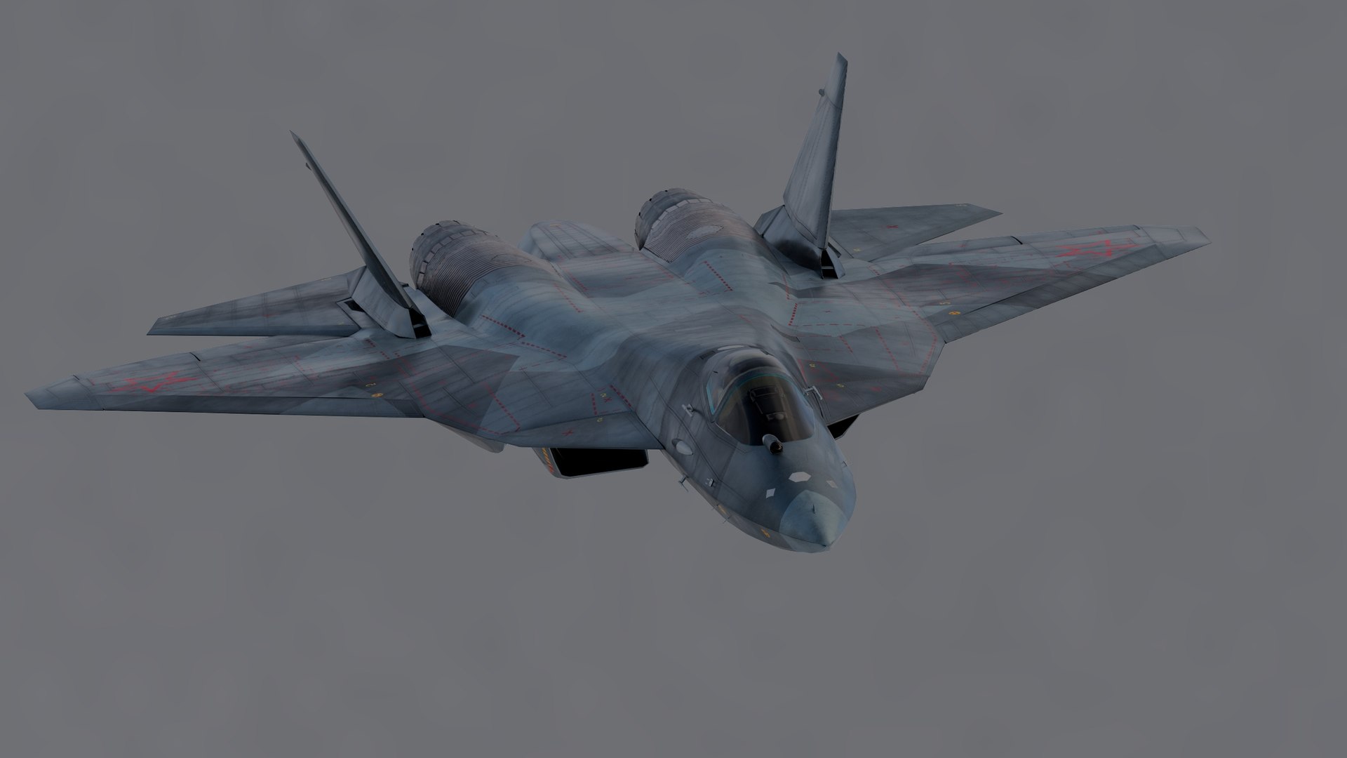 3D model Sukhoi su-57 Fifth generation Fighter Jet https://p.turbosquid.com/ts-thumb/aG/QCzobD/9B/a/jpg/1787397652/1920x1080/fit_q87/18de8bb1b4629142167bb4b39a48ab15d4b65fdf/a.jpg