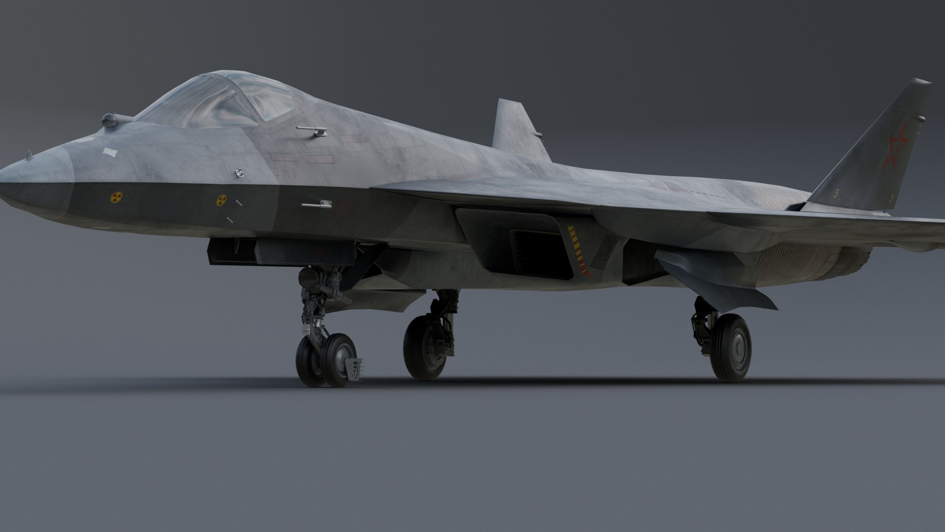 3D model Sukhoi su-57 Fifth generation Fighter Jet https://p.turbosquid.com/ts-thumb/aG/QCzobD/Mq/7/jpg/1787397645/1920x1080/fit_q87/d3fc20a5e70df96973920cd47e2921e4ac9e4c0c/7.jpg
