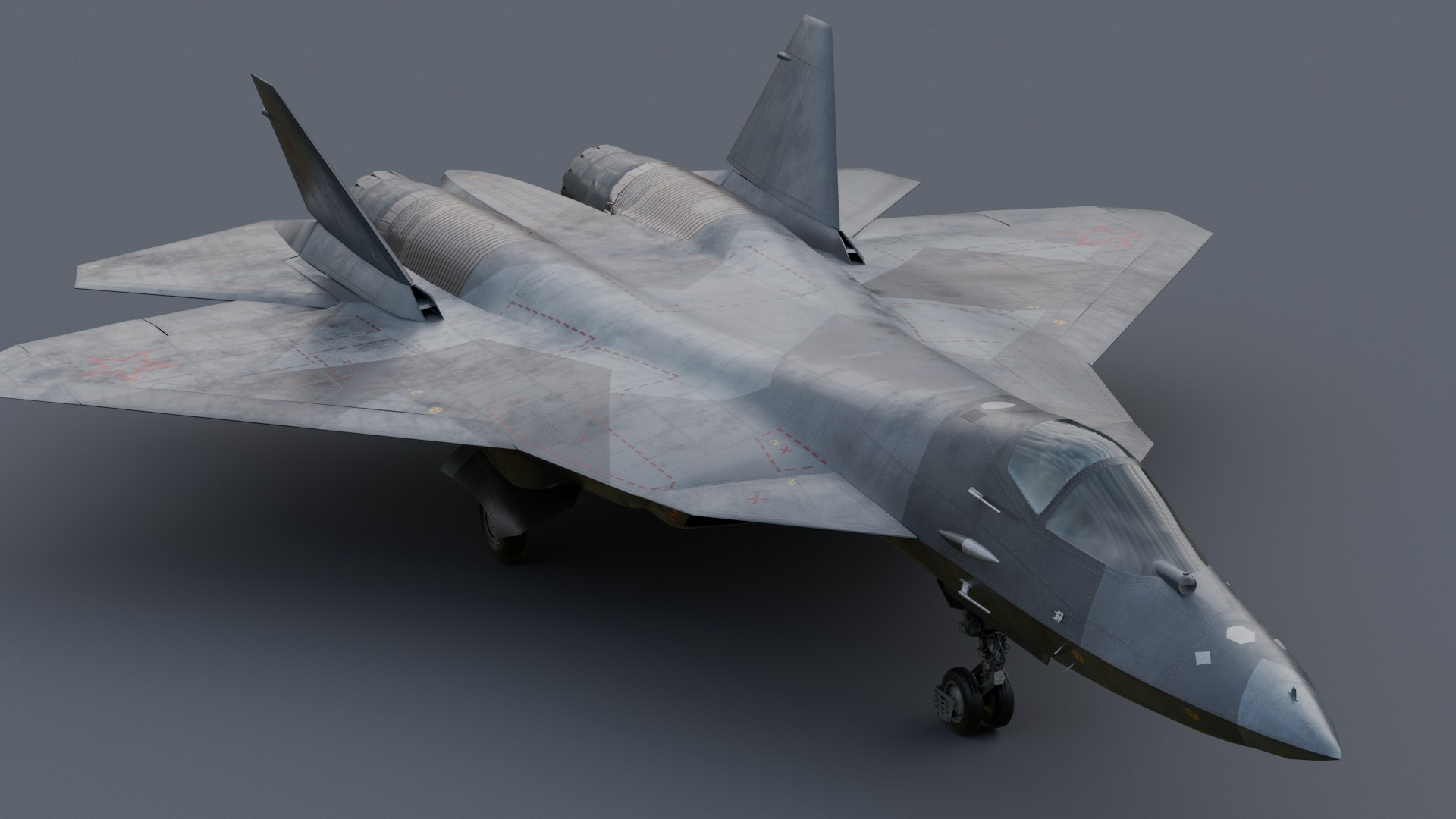 3D model Sukhoi su-57 Fifth generation Fighter Jet https://p.turbosquid.com/ts-thumb/aG/QCzobD/gn/5/jpg/1787397644/1920x1080/fit_q87/776eba7245a1dd5ebb96a6faad9bb47afd3ac4a8/5.jpg