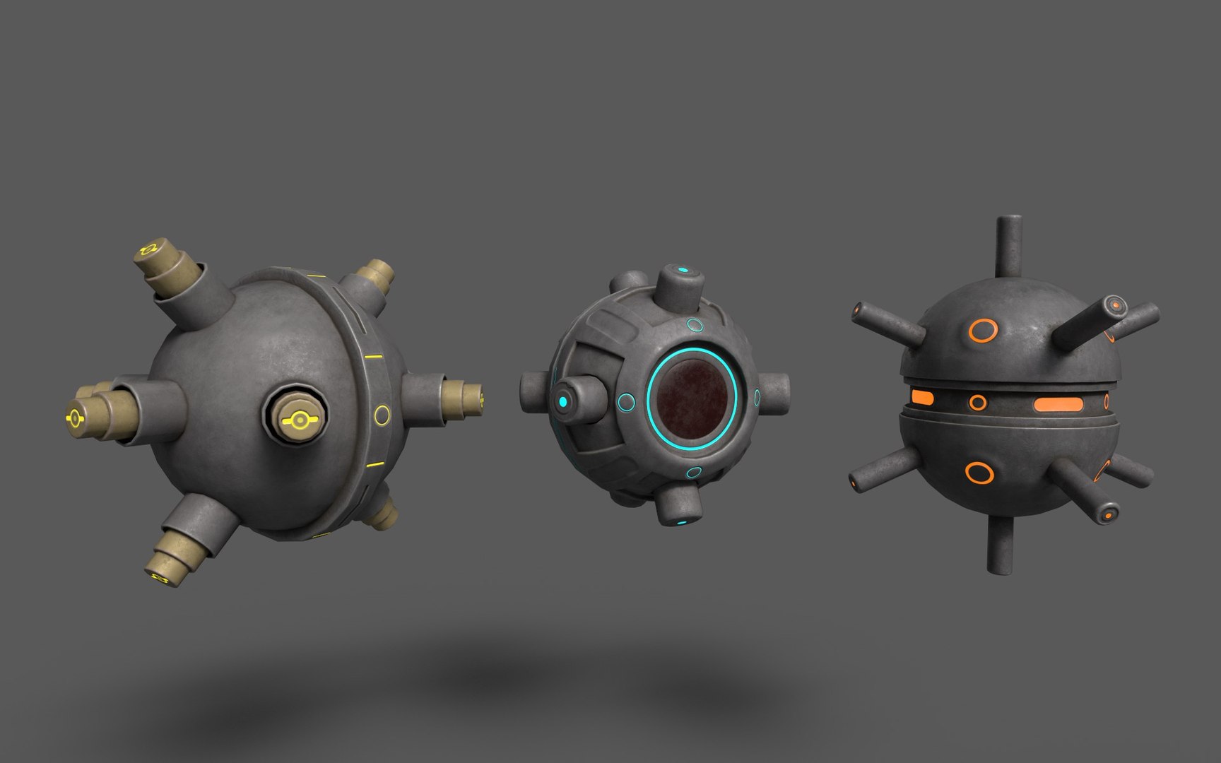 Space Bombs Model TurboSquid 2026020