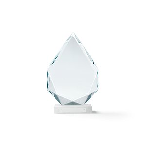 3D model Arrow Glass Award Trophy - crystal plaque trophies