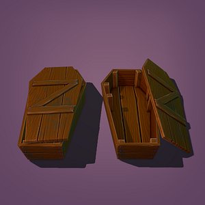 3D coffin ready model