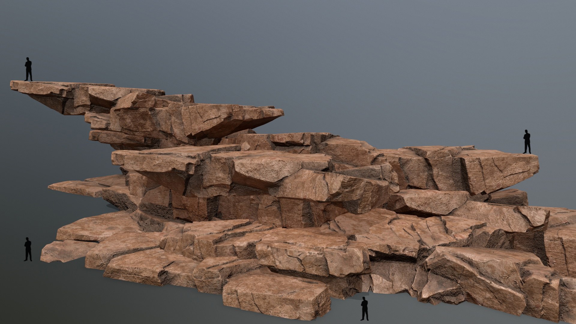 3D desert rocks - TurboSquid 2100183