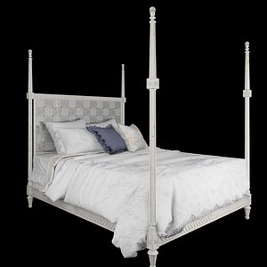 3d anthropologie mirelle bed model