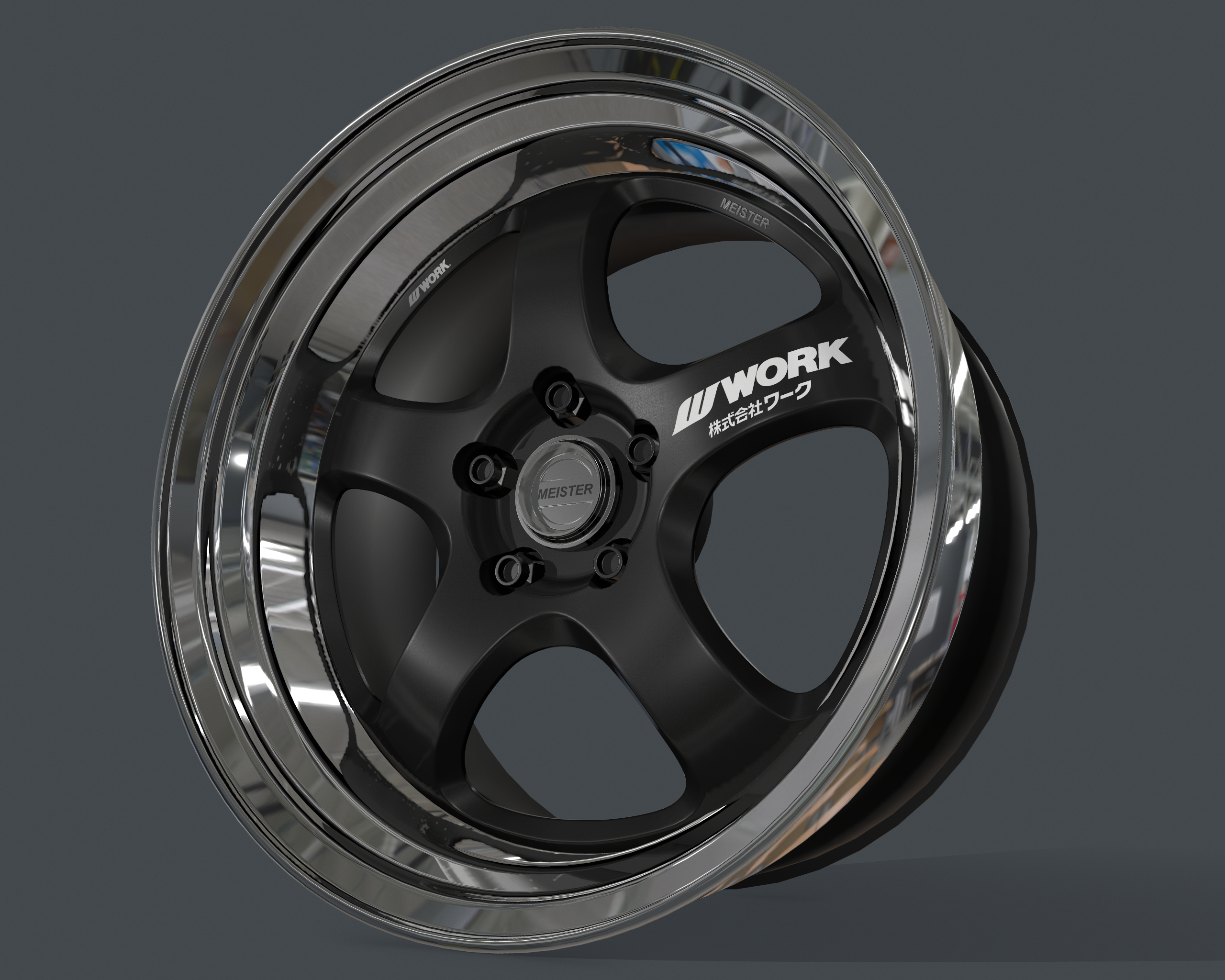 3D rim meister work wheels TurboSquid 1440693