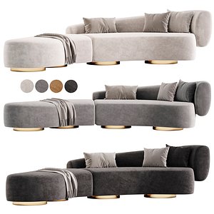 Repose Chaise Sofa By Okha