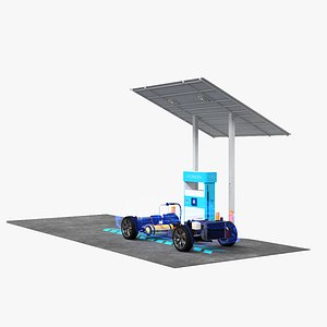 Hydrogen Station and X-Ray Car model