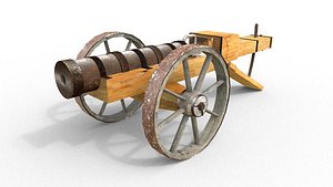 3d model of chamber cannon