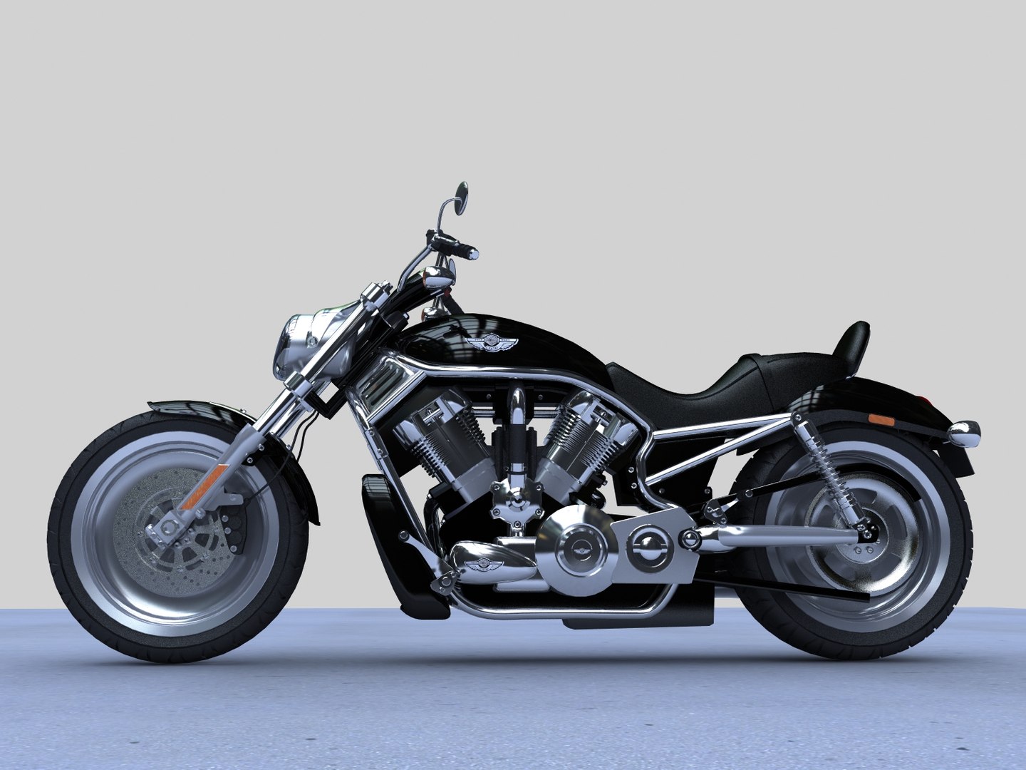 3ds max harley davidson