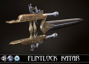 bestial rage - flintlock 3D model