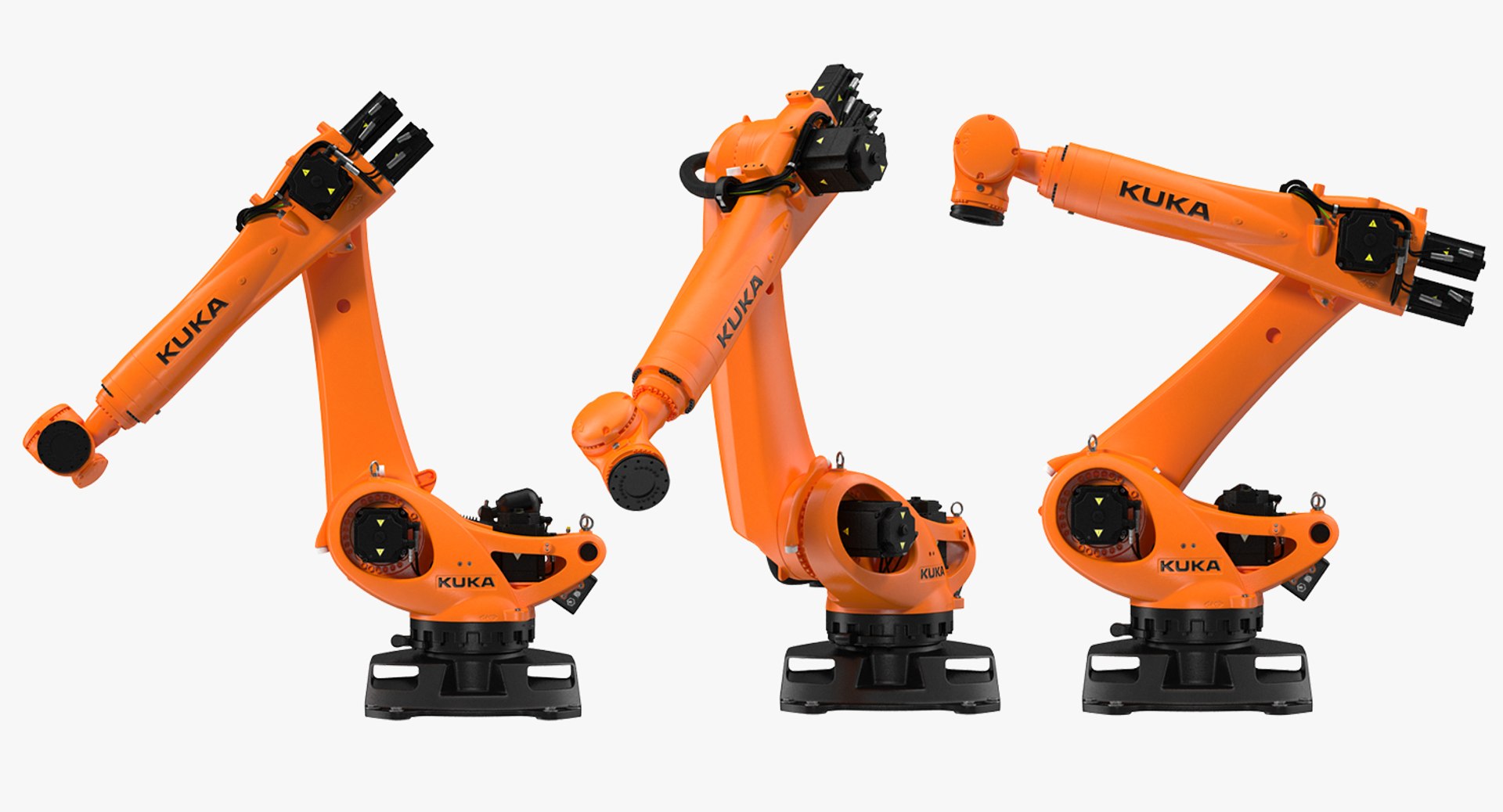 Kuka KR210 R3100 Ultra Rigged for Cinema4D 3D model preview