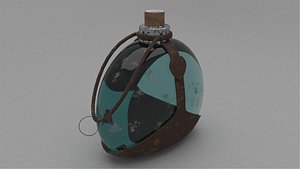 3D Flask model
