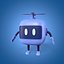 かわいい子Androidロボット