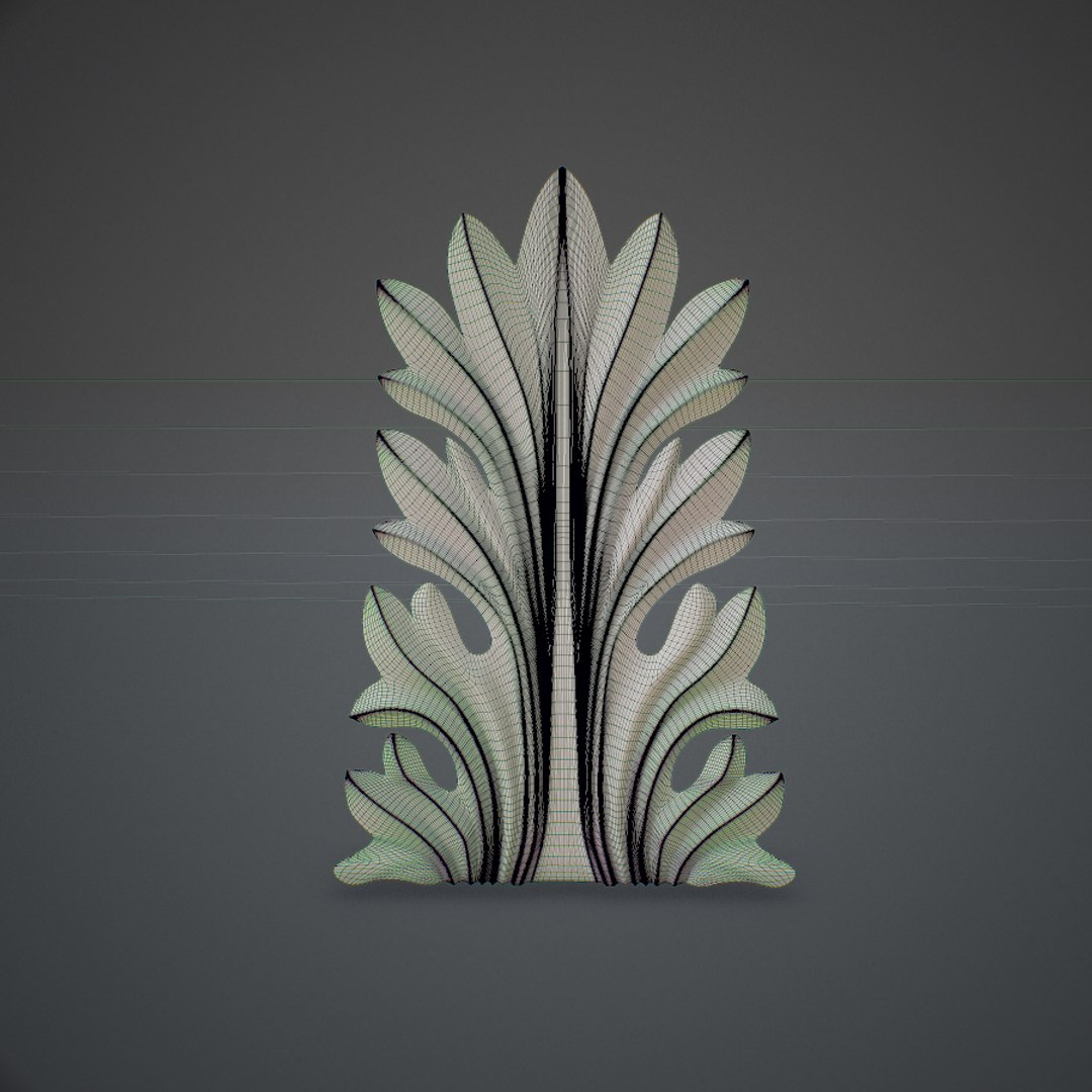 Acanthus Leaf 3D Model | 1144890 | TurboSquid