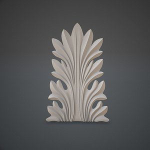 acanthus leaf 3D model