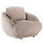 Fauteuil boule tissu bouclette Alpine 2015