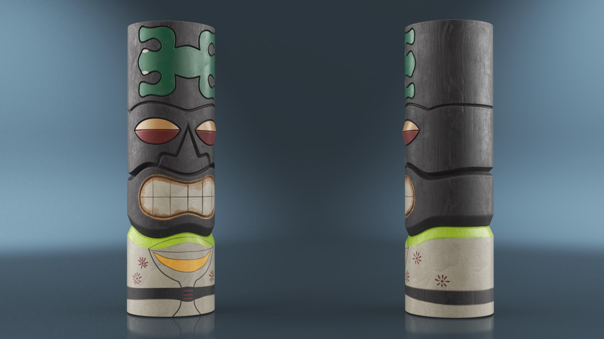 Tiki Totems Collection 3D https://p.turbosquid.com/ts-thumb/aH/3fV1XJ/Fk/tiki_totems_collection_003/jpg/1752692721/1920x1080/fit_q87/6397468f4507c8744af230da298d78cad37a8caa/tiki_totems_collection_003.jpg
