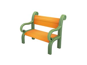 Cartoon Bench model
