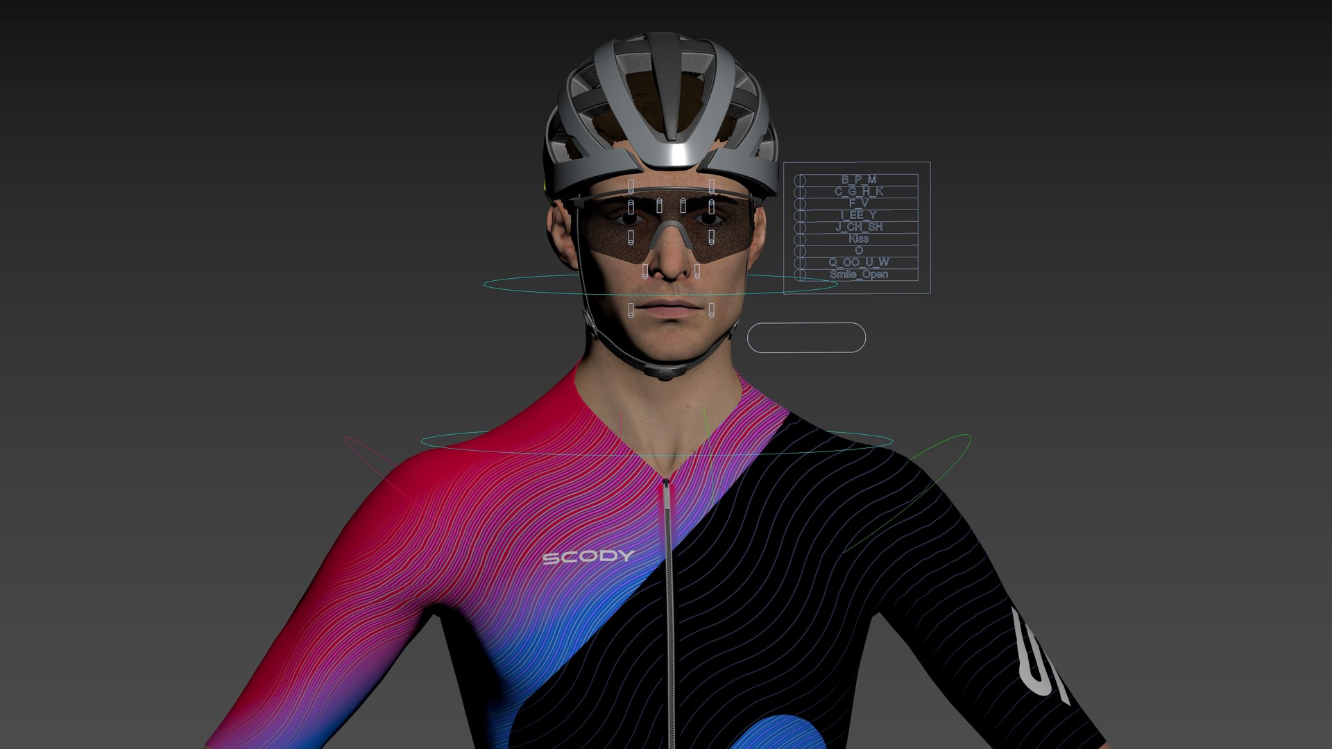 3D Road Cyclist - Rigged model https://p.turbosquid.com/ts-thumb/aH/8QBcPJ/HF/viewport_2/jpg/1793382339/1920x1080/fit_q87/9af5d9ed32cd8e414fc0d05a6a1069f8bb74430f/viewport_2.jpg