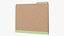 Paper File Holders with Paper Pack Collection 3D model