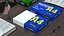 Paper File Holders with Paper Pack Collection 3D model