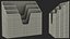 Paper File Holders with Paper Pack Collection 3D model