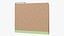 Paper File Holders with Paper Pack Collection 3D model