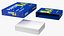 Paper File Holders with Paper Pack Collection 3D model