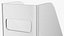 Paper File Holders with Paper Pack Collection 3D model