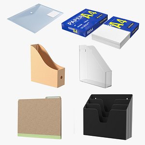 Paper File Holders with Paper Pack Collection