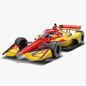 Dallara DW12 UAK-18 2025 High Downforce Race Livery 3D