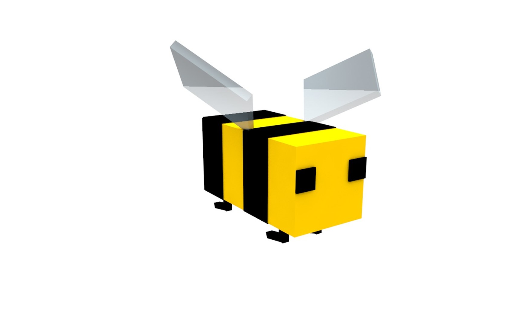 Minecraft Bee by MarkGee, Download free STL model