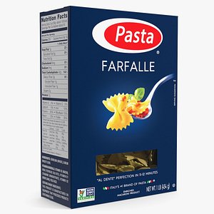 Farfalle Pasta Box Packaging